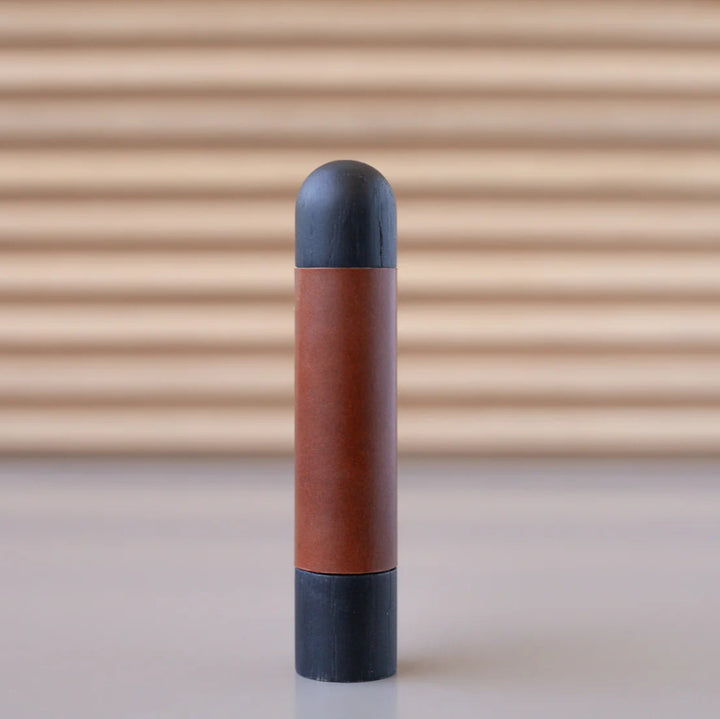 Chapman Wood Appliance Pull With Leather