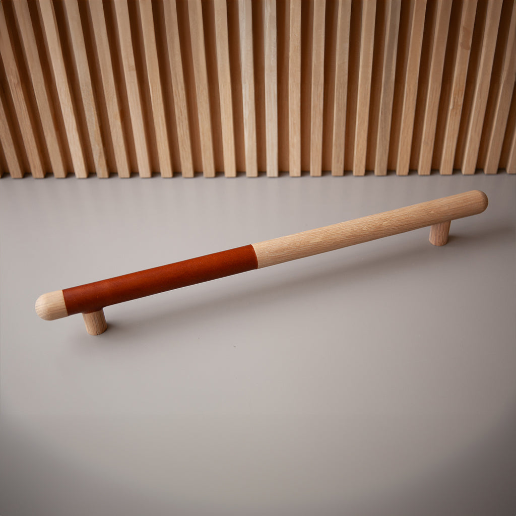 Chapman Wood Appliance Pulls With Half Leather