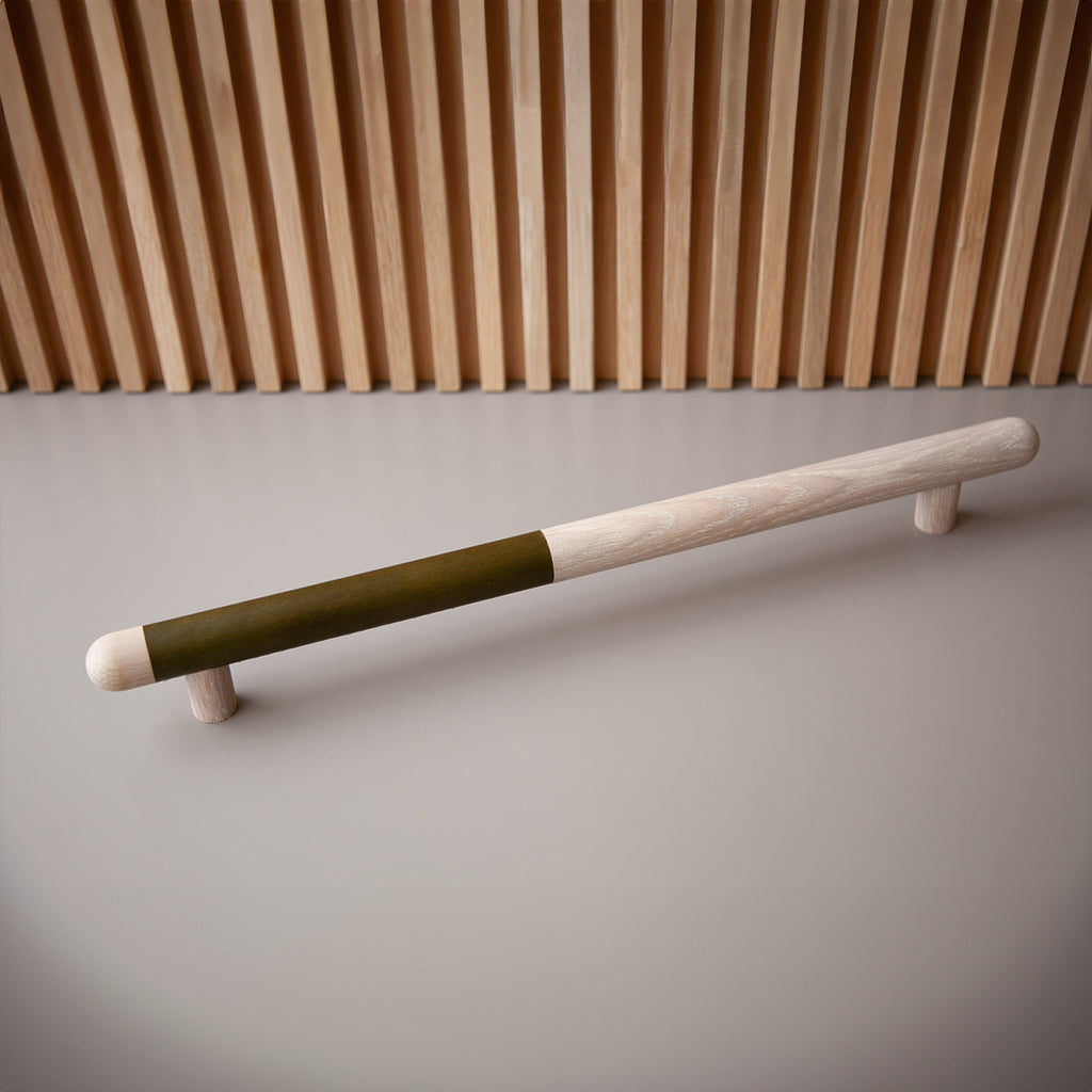 Chapman Wood Appliance Pulls With Half Leather