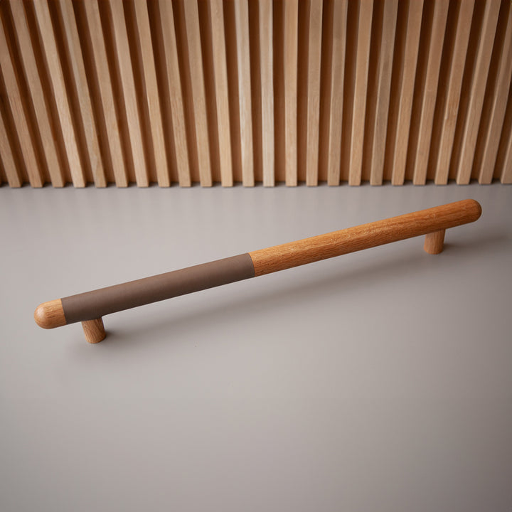 Chapman Wood Appliance Pulls With Half Leather