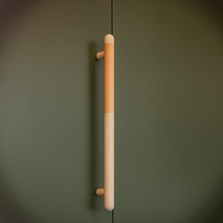 Chapman Wood Appliance Pulls With Half Leather