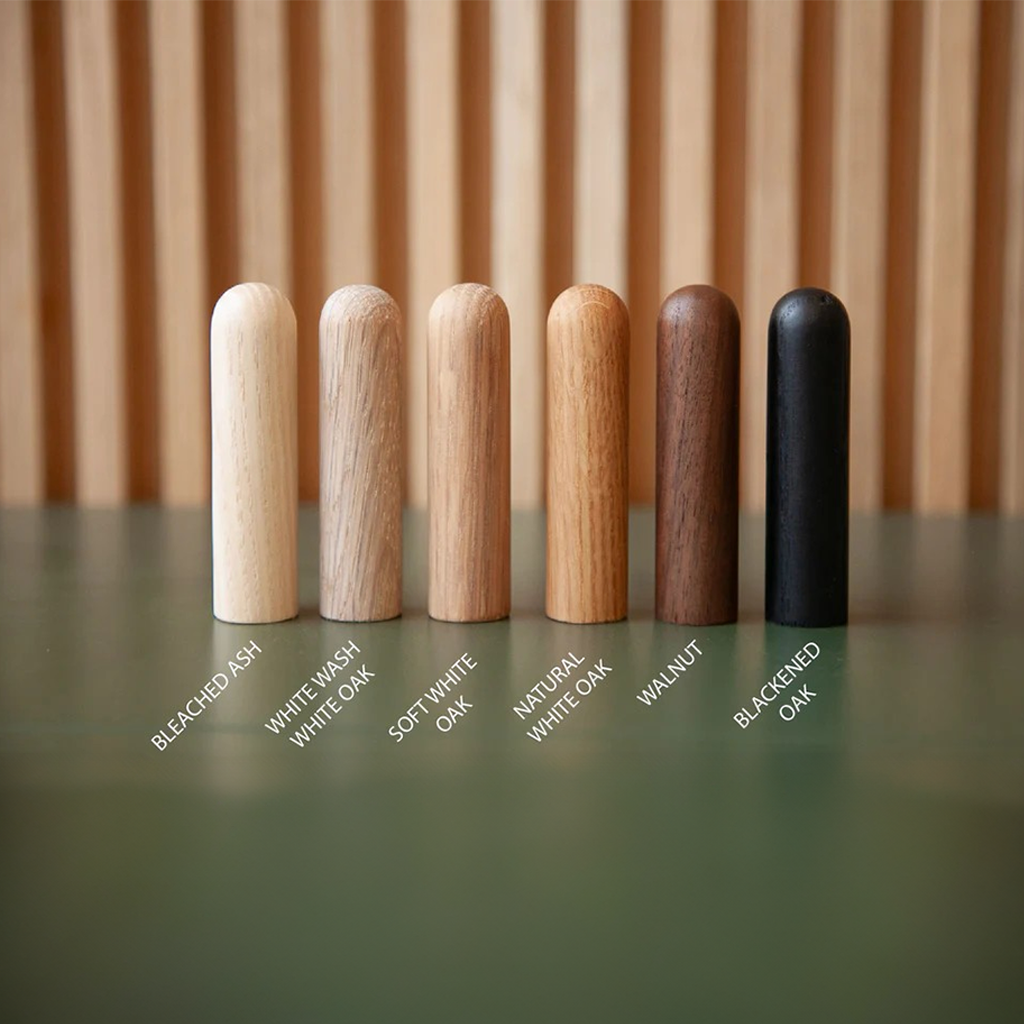 Chapman Wood Appliance Pulls With Half Leather