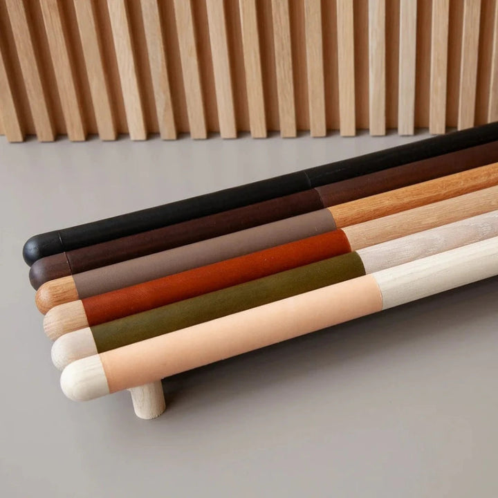 Chapman Wood Appliance Pulls With Half Leather