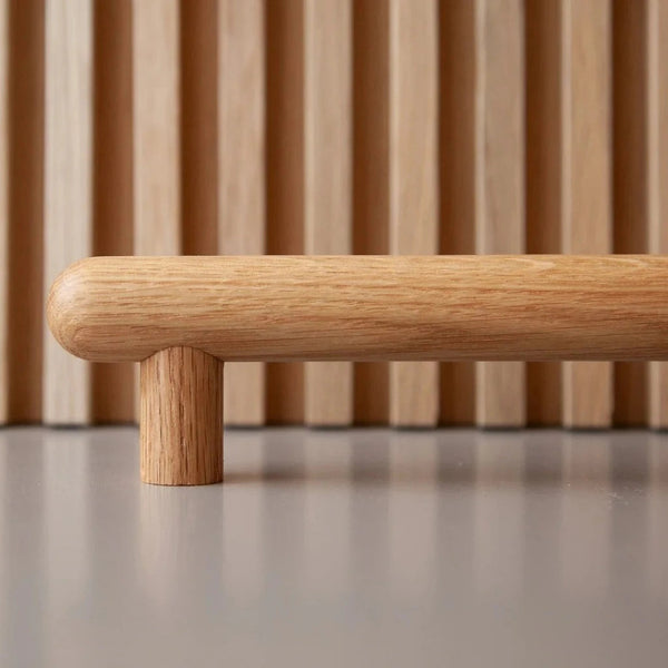 Chapman Wood Bar Pulls — 2 Posts — 2 Posts / Natural White Oak / 30" / 1.25"