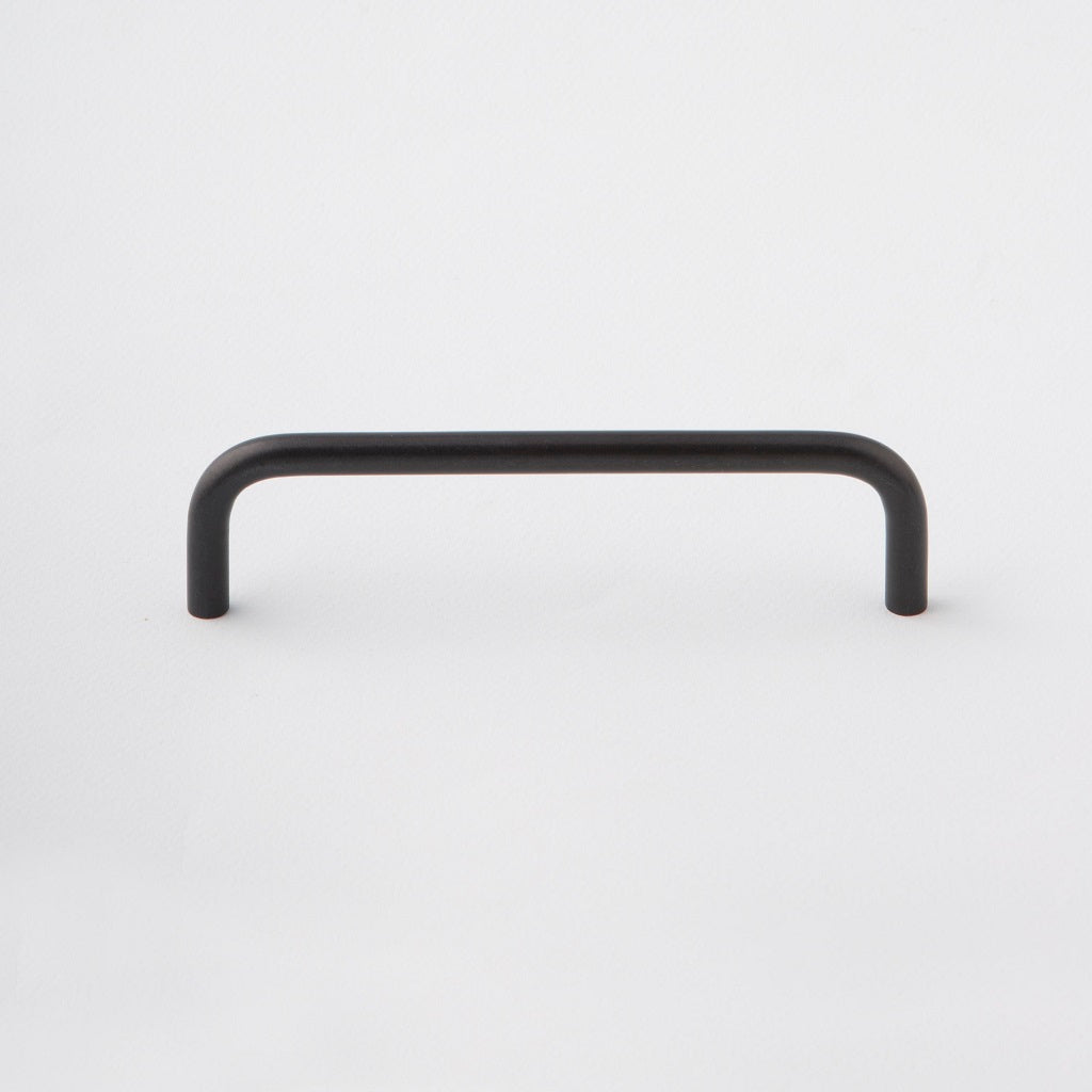 Flat Black Plated Cabinet Handle made in Toronto. Modern hardware.