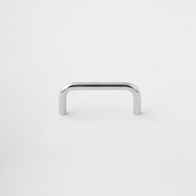 Polished Chrome Cabinet Handle made in Toronto. Modern hardware.