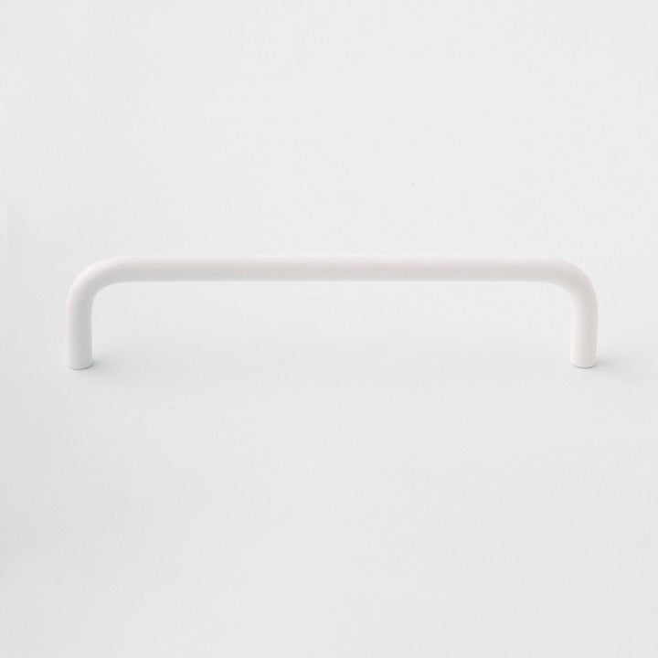 Powder Coated White Cabinet Handle made in Toronto. Modern hardware.