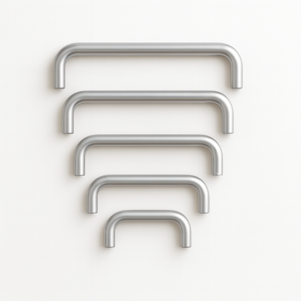Charlie Bar Pull — Satin Aluminum / 4"