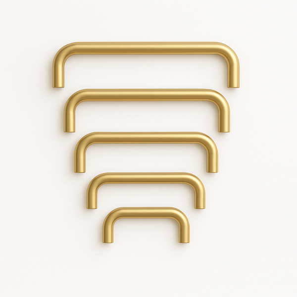 Charlie Bar Pull — Lacquered Satin Brass / 3"