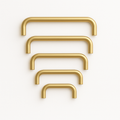 Lacquered Satin Brass / 3"