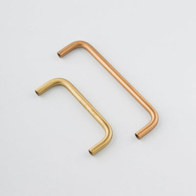 Tubular cabinet handles. This simple pull comes in several sizes.