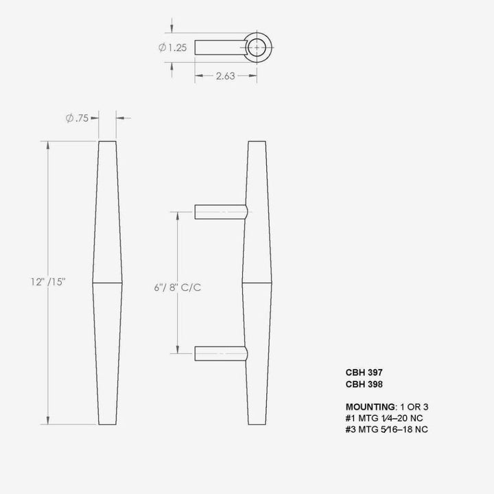 CBH 397 Mounting Sheet