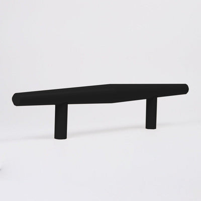 The Charlie Bicone Door Pull in Black and  made in Canada.