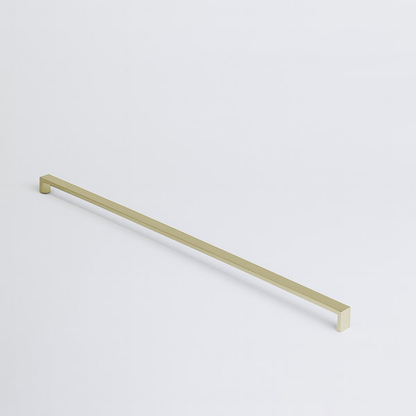 Charlie Contour Appliance Pull — Lacquered Satin Brass / 12"