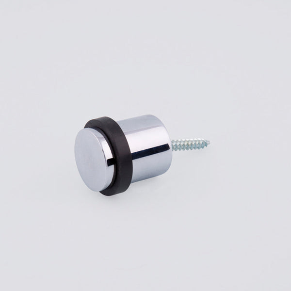Charlie Door Stop — Polished Chrome