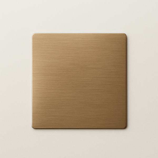 Charlie Finish Sample — Satin Bronze