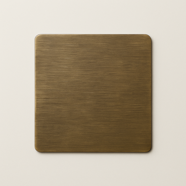 Charlie Finish Sample — Antique Brass