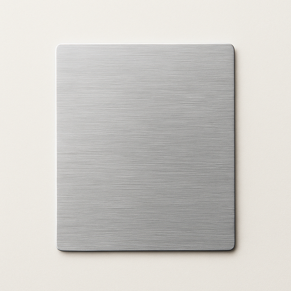 Charlie Finish Sample — Satin Stainless Steel