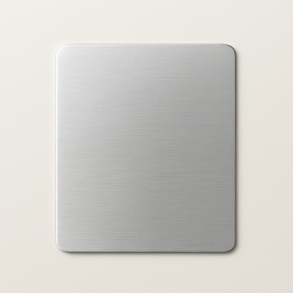 Charlie Finish Sample — Satin Chrome