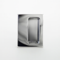Polished Chrome / 340: W 101.6 mm (4") × H 82.5 mm (3 1/4")