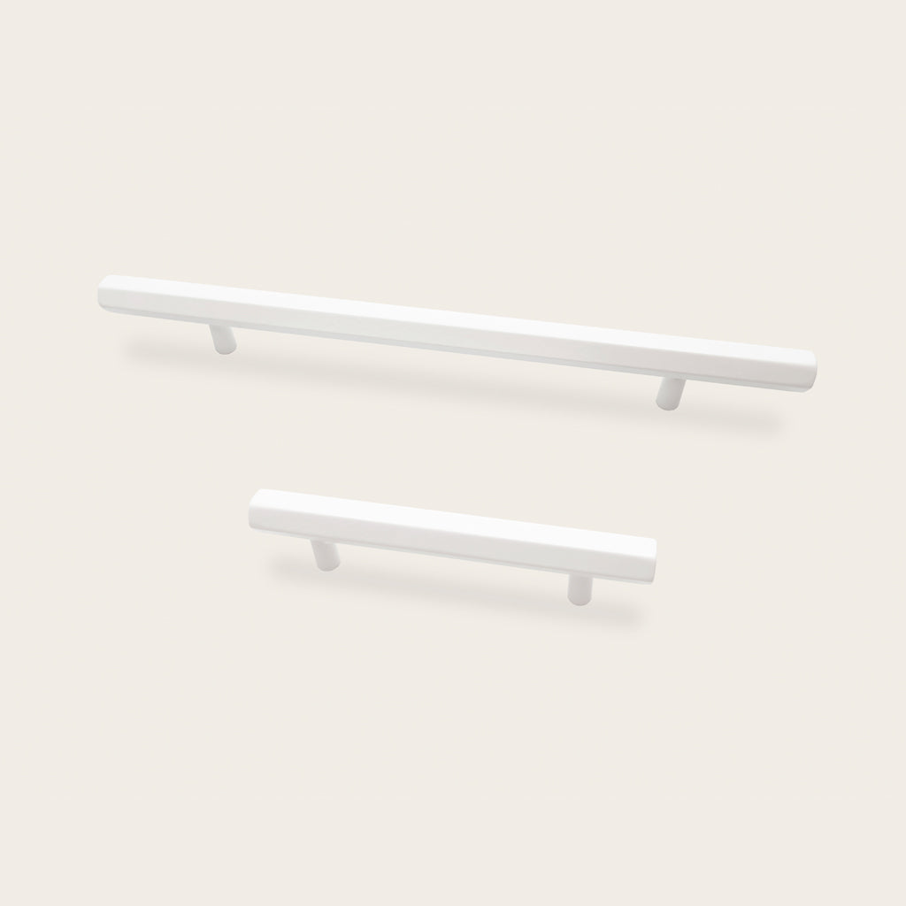 A pair of CBH Charlie Hex Pull drawer pulls on a white background.