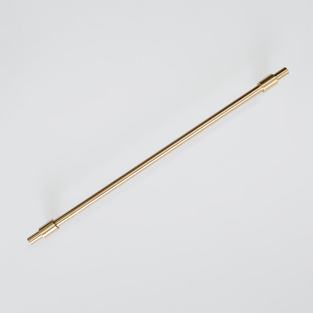 Elevated Brass appliance pull. Made in Toronto.