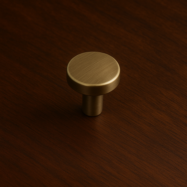 Charlie Moon Knob — Antique Brass
