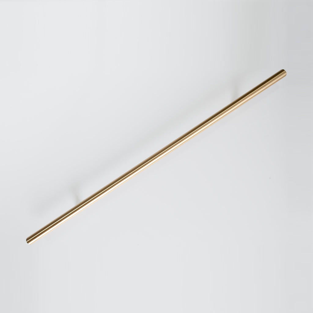 Elevated Brass appliance pull. Made in Toronto.