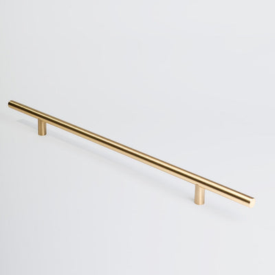 Elevated Brass appliance pull. Made in Toronto.