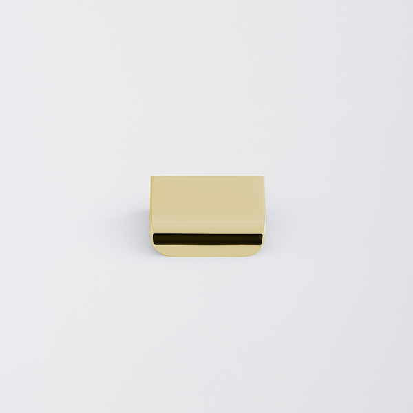 Charlie Tab Small — Lacquered Polished Brass