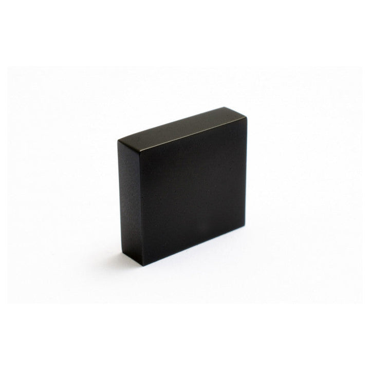 Square knob pull in Black Chrome. Modern and minimal.