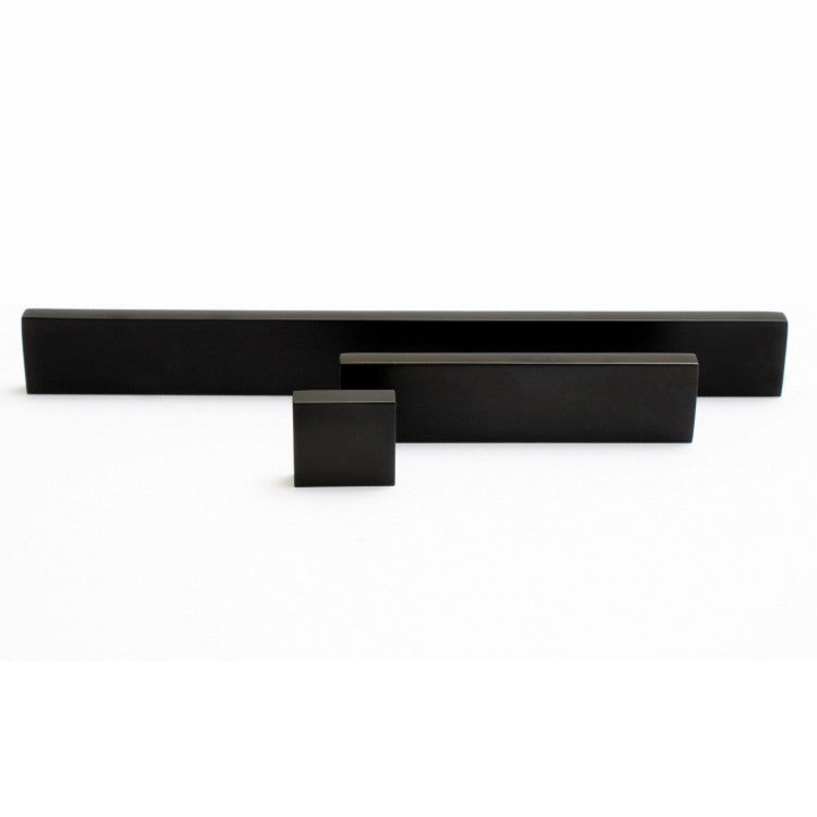 Modern designer black chrome handles
