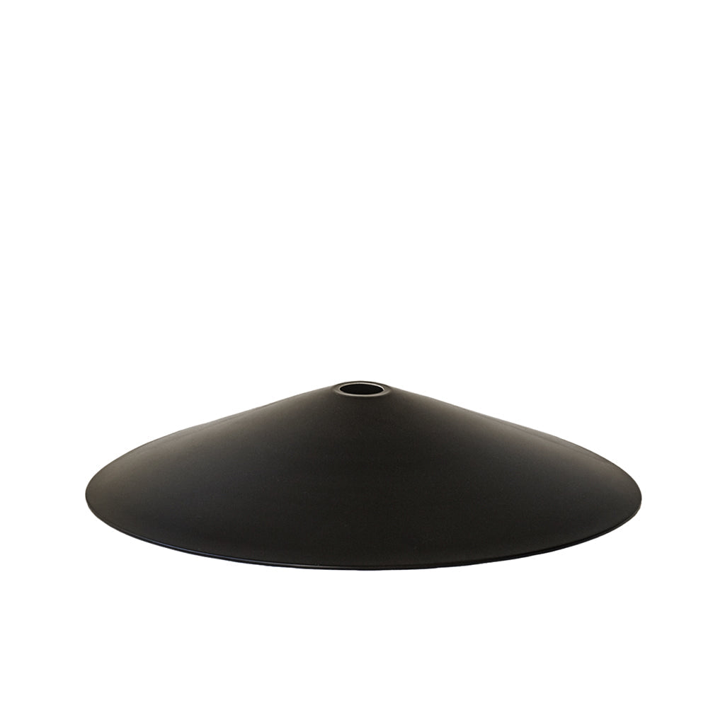 A black Ferm Living Collect Angle Shade is shown against a white background.
