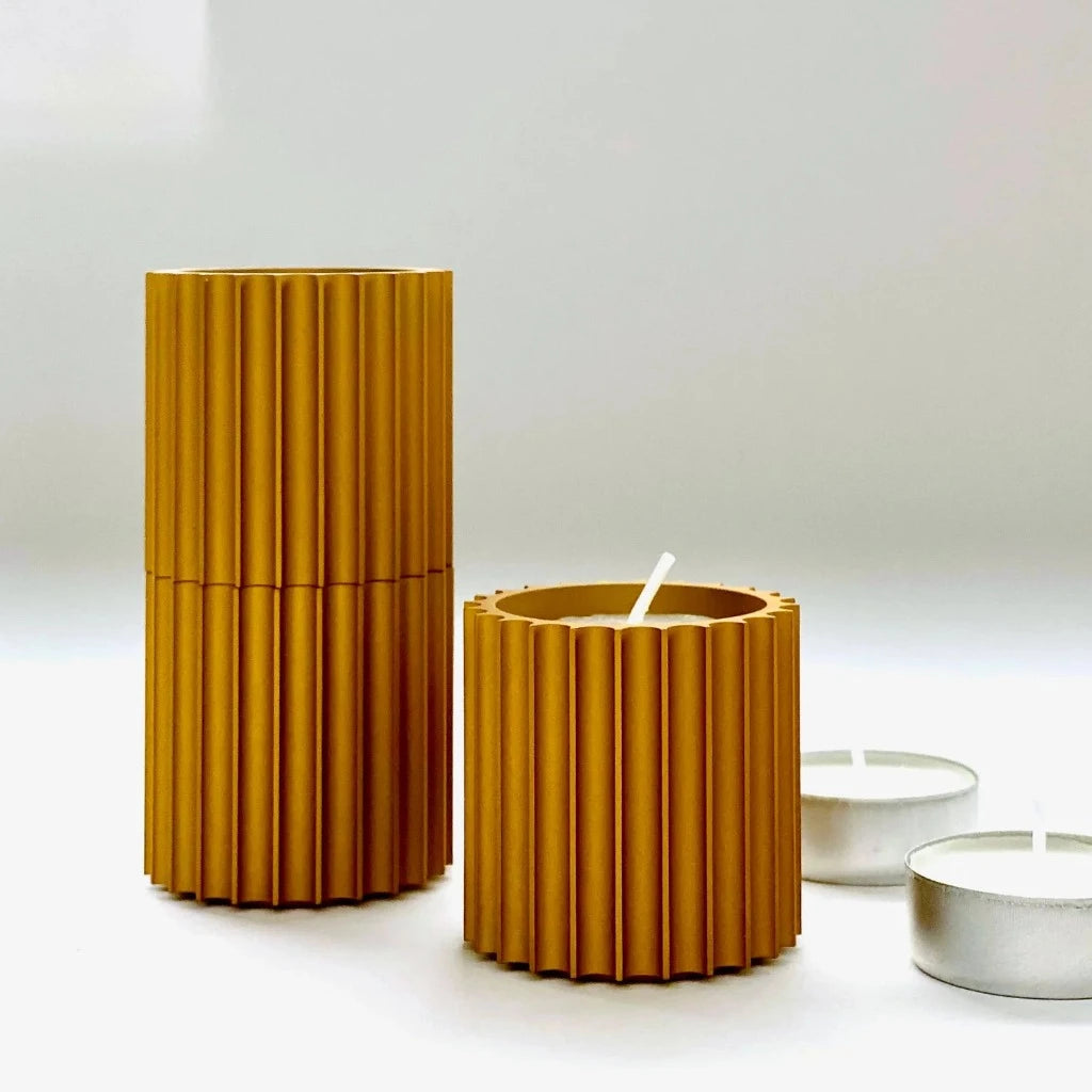 Column Candle Holders by Object/Interface