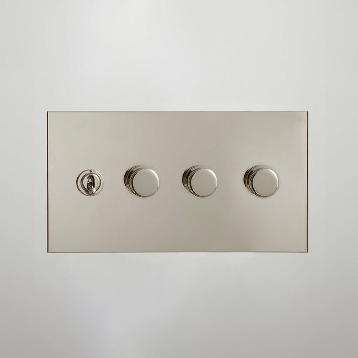 Combination Rotary Dimmers and Toggle Switches by Forbes & Lomax