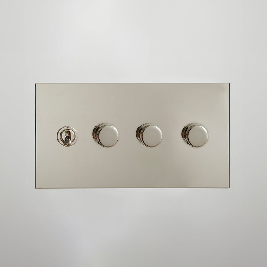 Combination Rotary Dimmers and Toggle Switches by Forbes & Lomax