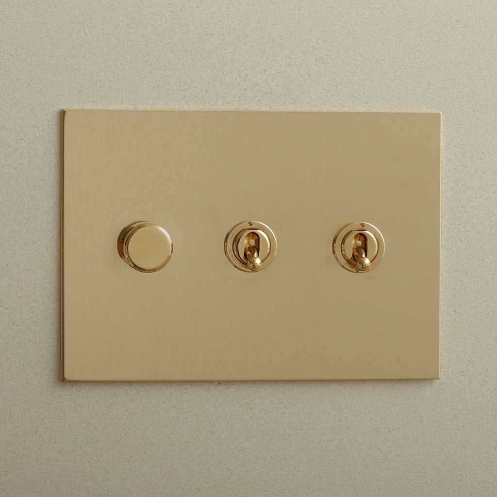 Combination Rotary Dimmers and Toggle Switches by Forbes & Lomax