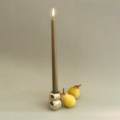 Anjou Candleholder with Pears Stilllife