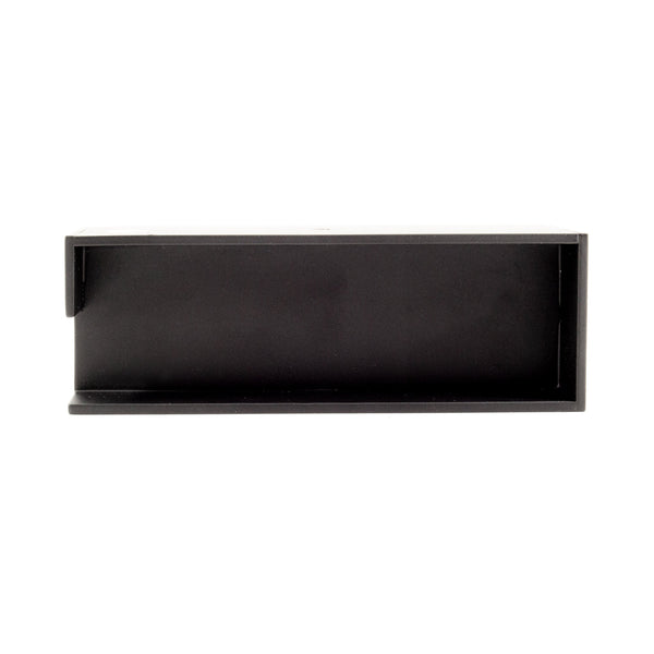DSI 4258 Horizontal Pocket Door Flush Handle — DSI-4258-35 1 3/8" (35mm / 1.3") / Black