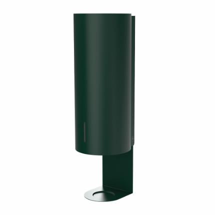A green Dan Dryer Drip Tray for Soap or Sanitizer Dispenser on a white background.