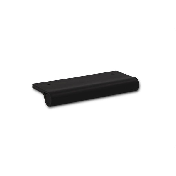EP02 Leather Edge Pull: Matched Core — Black / 8"