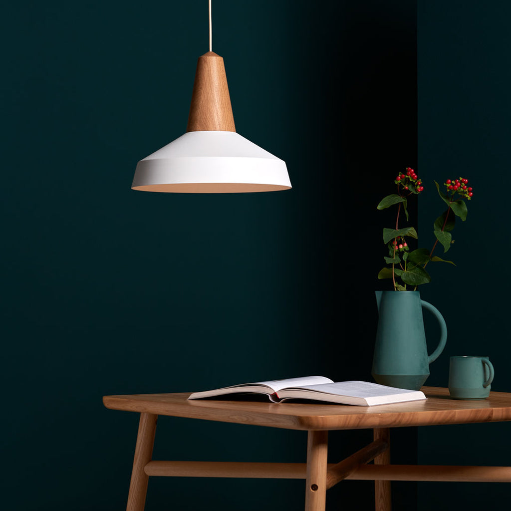 white circus pendants by schneid studio