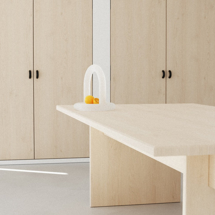 White FROOOT Bowl in a minimal dining room