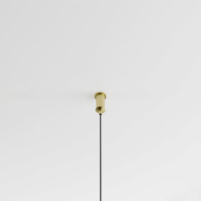 Form Suspension Light bolt in brushed brass