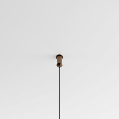 Form Suspension Light bolt in brushed bronze