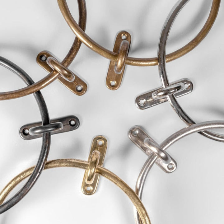 Circular towel ring in 5 finishes