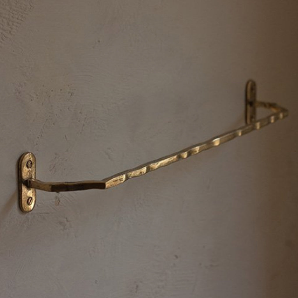 Elegant Brass Towel Bar
