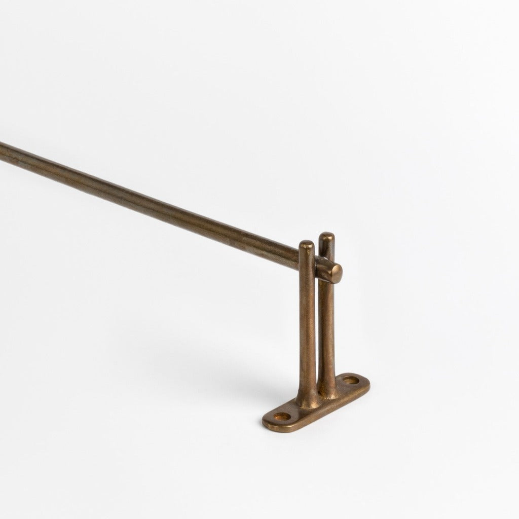 Elegant Brass Towel Bar