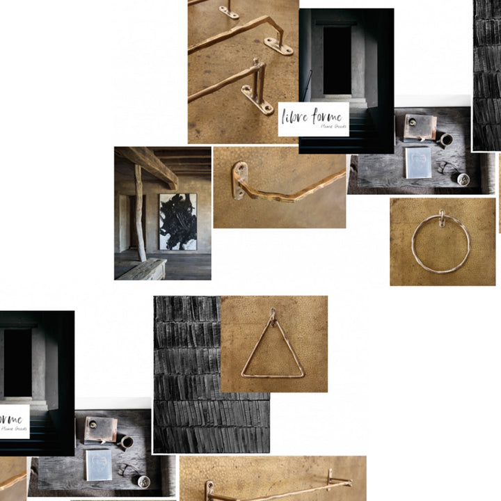 Elegant Brass Towel Bar