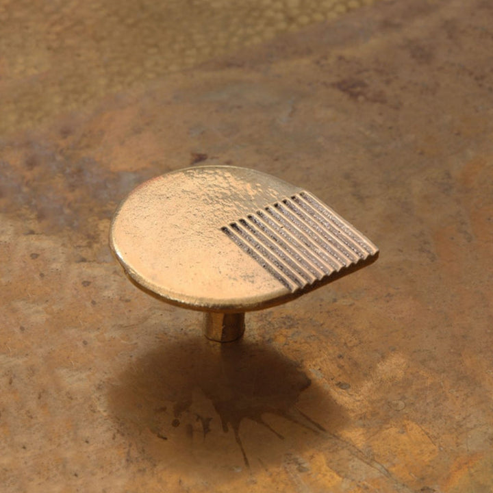 Geometric Cast Brass Hooks by Mi & Gei